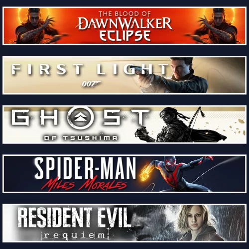 Dawnwalker +007 +Tsushima +Miles +Evil 9